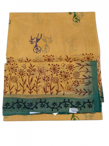 SALEM BLOCK PRINT COTTON SAREES
